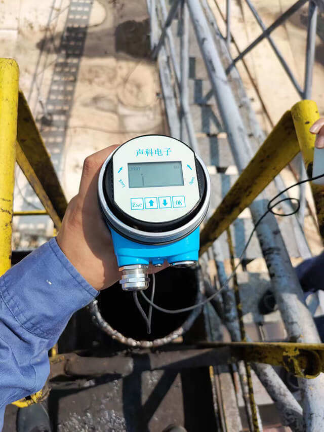 雷達物位計測量硫磺礦