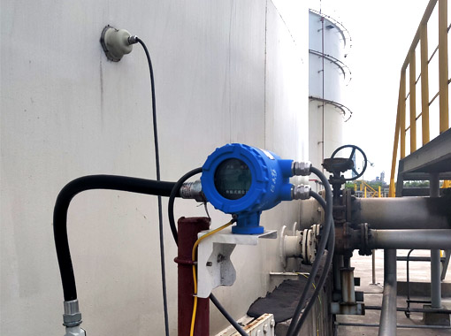 密閉容器液位非接觸測量